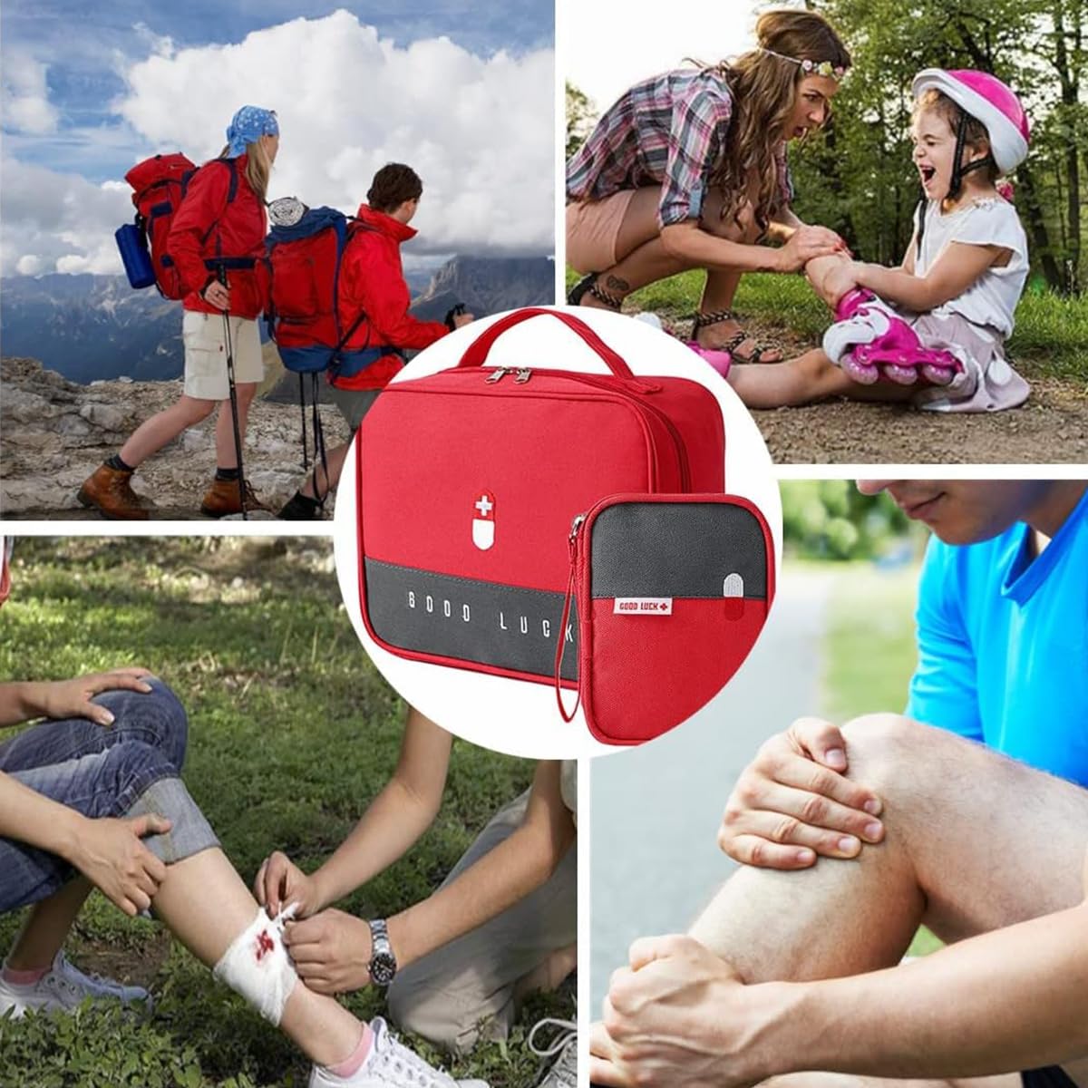 PALAY 2pcs First Aid Bag Medicine Bag, Empty Travel Organizer First Aid Bag Home Emergency Medicine Pouch Portable Travel Pharmacy Bag Organizer Bag for Storing First Aid Kit Items & Medicine PALAY 2pcs First Aid Bag Medicine Bag, Empty Travel Organizer First Aid Bag Home Emergency Medicine Pouch Portable Travel Pharmacy Bag Organizer Bag for Storing First Aid Kit Items & Medicine